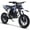 Black, variant on MotoTec Warrior 52cc 2-Stroke Gas Dirt Bike, Black