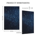 thumbnail image 5 of Kll Blue Glitter Retro Wall Plate,Gloss Finish,Standard Size 1 - 5" X 3", Polycarbonate Thermoplastic,Electric Receptacle Plug Covers, 5 of 8