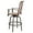 Brown, variant on DIYOO 2-Piece Patio Bar Stools Set - All-Weather Textilene Swivel Stools with High Back & Armrests, 23.23 x 26.38 x 51.38 Inches (LxWxH), Outdoor Counter Height Chairs for Deck Garden Poolside