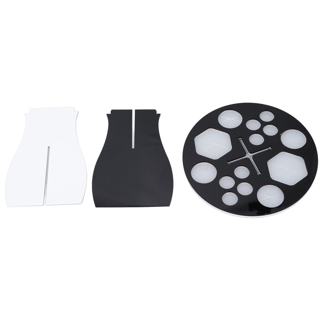 Porte-brosse de Maquillage, 2 Supports de Jambe Porte-Brosse à Structure Stable pour Usage Domestique