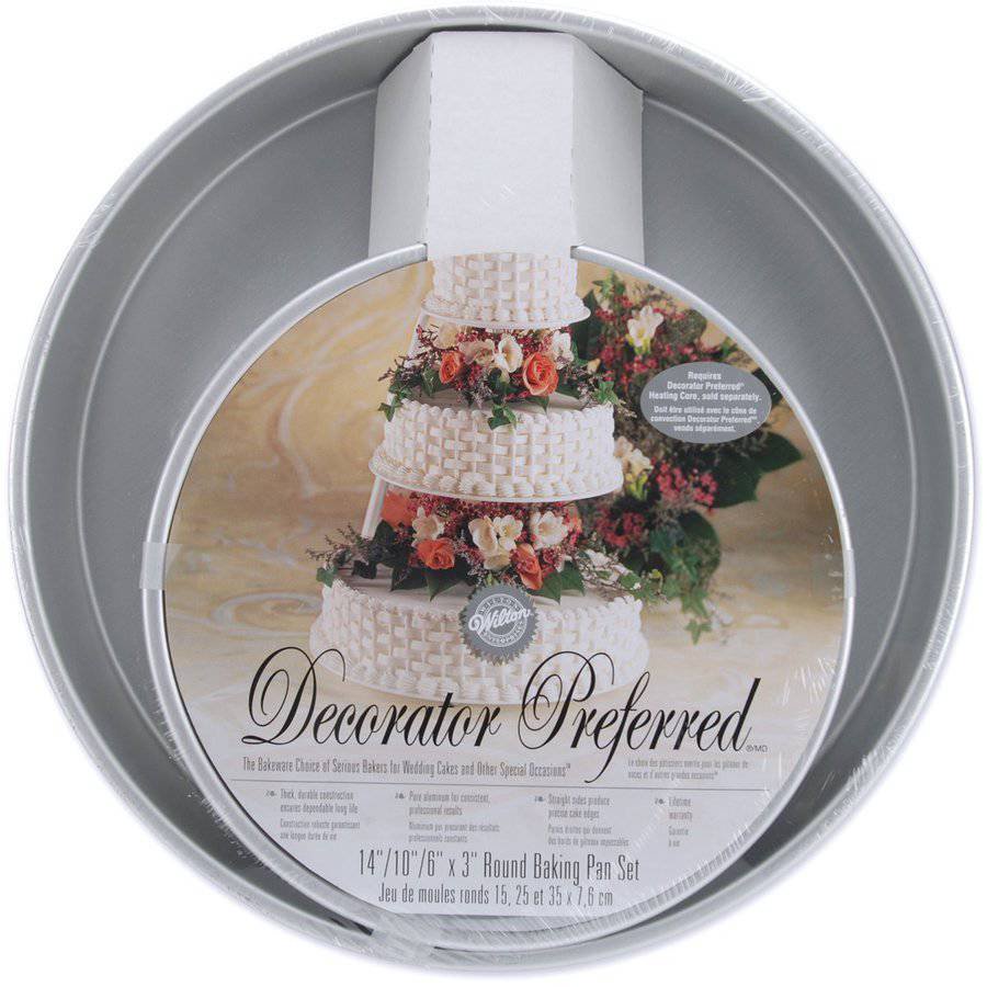 wilton 3 piece round pan set