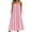 07# Pink, variant on Maxi Dress for Women Ihhxva Sleeveless Relaxed Fit Pleated Stretchable Summer Breathable - Spaghetti Strap Casual Beach Vacation Sundress Loose S-2XL