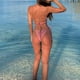 thumbnail image 4 of Traje de baño para mujer, conjunto de bikini de hilo para mujer, traje de baño de bikini con tanga para mujer, traje de baño de pieza para mujer, rendimiento finamente sintonizado, 4 of 6