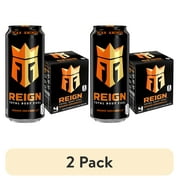(2 pack) Reign Total Body Fuel, Orange Dreamsicle, Performance Energy Drink, 4 count, 16 fl oz