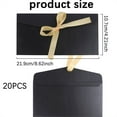 thumbnail image 2 of Black Decorative Envelopes 20 Pcs Paper Invitation Envelopes with Ribbon Bow Gift Card Holders Thicken Greeting Envelope Set Wedding Party Favors Birthday Festival Supplies By Topboutique, 2 of 7