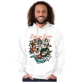 thumbnail image 5 of Sink or Swim Anchor Mermaid Tattoo Hoodie Sweatshirt Women Men Brisco Brands S, 5 of 6