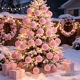 thumbnail image 4 of Hvmvliv Flocked Christmas Ball Ornament Velvet Xmas Tree Hanging Bauble Shatterproof for Holiday Party Decor, 4 of 6
