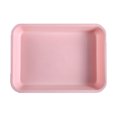thumbnail image 1 of Platos rectangulares de plástico para postre/ensalada, platos ultraligeros para frutas, aperitivos, 1 of 5