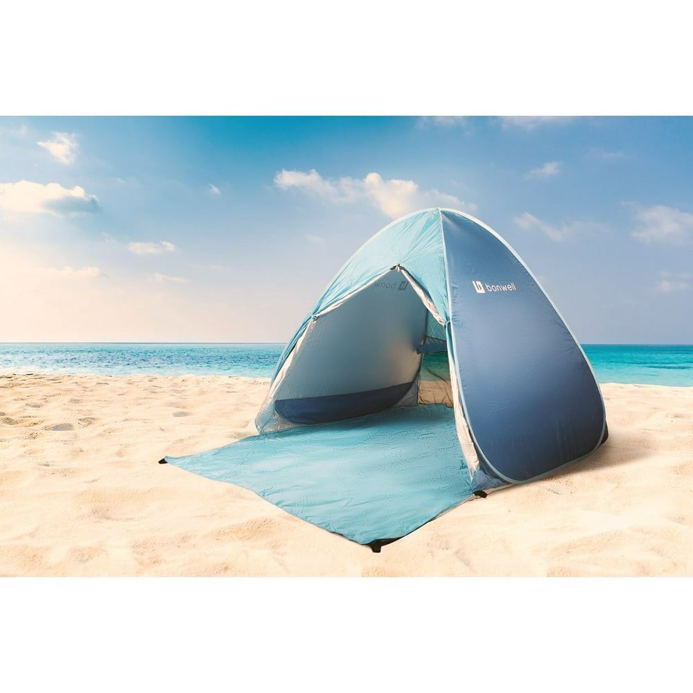 Bonwell Beach Cabana Sun Shade Shelter Canopy Tent w/ Privacy screen