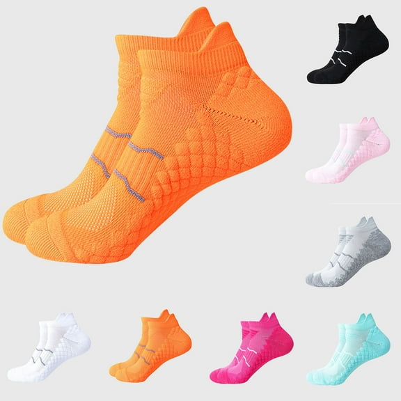 BiZtdJrK Ankle Socks for Womens Athletic Running Low Cut Cushioned Sock Running Sport Yoga Socks, Light Blue