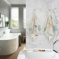 thumbnail image 6 of Watercolor Butterflies Towels 2 Piece Cotton Hand Towels, Highly Absorbent Towels for Bathroom, Hotel, Gym and Spa 28 X 16 Inches, 6 of 7