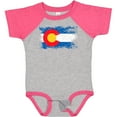 thumbnail image 3 of Inktastic Colorado Flag Distressed Look Boys or Girls Baby Bodysuit, 3 of 5