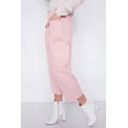 thumbnail image 2 of Pastel Chic Solid Ankle Wide Leg Adjustable Snap Waist Pants, 2 of 5