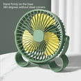 thumbnail image 6 of Vrorvz High Performance USB Desk Fan Small Portable Mini Fan 3-Speeds Quiet Strong Wind Desktop Table Fan Plug In Suit for Home Office Travel Use, 6 of 8