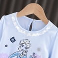 thumbnail image 3 of Elsa Princess Frozen Girls Pajama Set Cotton Top & Leggings 2-Set, 3 of 6