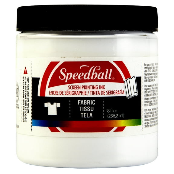 Speedball 8 oz. Fabric Screen Printing Ink White