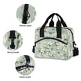 thumbnail image 5 of Lunch Bag Portable Crossbody Meal Bag Cooler Bag Insulated Lunch Bag Food Bag Handheld & Crossbody Design Cool Beautiful White Flowers, 5 of 6