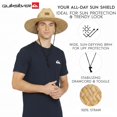 thumbnail image 4 of Sombrero Quiksilver Lifeguard de Ala Ancha de Paja Natural Talle L/XL, 4 of 6