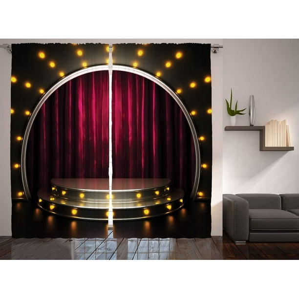 Ballroom Stage Spotlights Modern Art Decoration Drapes Image Curtain 2