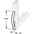 thumbnail image 2 of Glazing Spline, Flexible Vinyl Push-in Bead, 0.190 in. x 0.470 in., Gray, 100 ft. per roll, 2 of 2
