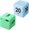 Green, Blue, variant on 2 Pieces Cube Productivity Timer Flip Gravity Sensor Flip Countdown Countup Workout Timer Management 1 3 5 10 Minutes and 15 20 30 60 Minutes for Back to School Work Kitchen-White