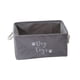 thumbnail image 2 of Cesta de tela plegable para almacenamiento, organizador de tela gris y rosa con asas | Material suave y duradero | Cesto multiusos para ropa, juguetes y ropa | Contenedor de almacenamiento para, 2 of 6
