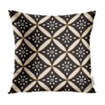 thumbnail image 1 of BOSDECO Southeast Retro Aboriginal Traditional Pattern Curve Cross Round Flower Pillow Case Pillow Cover 18x18 inch, 1 of 1