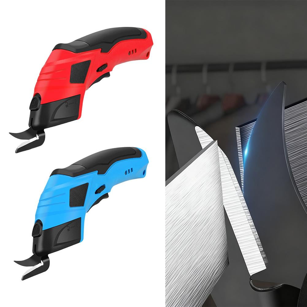 Cordless Electric Scissors,Fabric, Leather, Carpet and Cardboard Cutter,Rechargeable Electric Box Cutter Portable Powerful Shears Cutting Tool for Crafts, DIY & Home