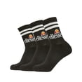 thumbnail image 1 of ellesse calcetines de deporte unisex PULLO, 3 pares - calcetines de tenis, calcetines de tripulación, logotipo Negro 43-46,5, 1 of 4