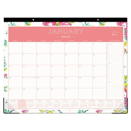 Blue Sky Day Designer Desk Pad Calendar 22 X 17 2019 Bls103631
