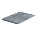 thumbnail image 1 of TINGXIN Memory Foam Bath Mat, Memory Foam Bath Mat Non Slip Absorbent for Bathroom Shower Toilet Floor Machine Washable Rug Gray Machine Washable Rug Gray, Non Slip Bathroom Floor Mat Grey, 1 of 3