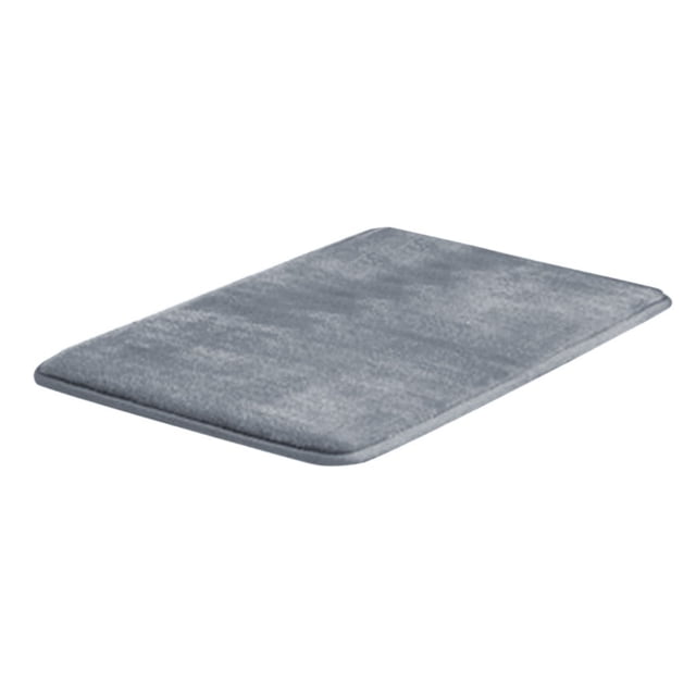 TINGXIN Memory Foam Bath Mat, Memory Foam Bath Mat Non Slip Absorbent for Bathroom Shower Toilet Floor Machine Washable Rug Gray Machine Washable Rug Gray, Non Slip Bathroom Floor Mat Grey