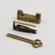 thumbnail image 2 of 1 Set Retro Jewelry Box Latches Antique Clip Clasp Flower Birds Pattern Mini Padlock for Box Furniture Suitcase (Bronze), 2 of 3