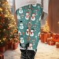 thumbnail image 2 of Pantalon de Pyjama de Noël, Pantalon Imprimé pour Filles Taille Haute Extensible Collants Doux, 2 of 8