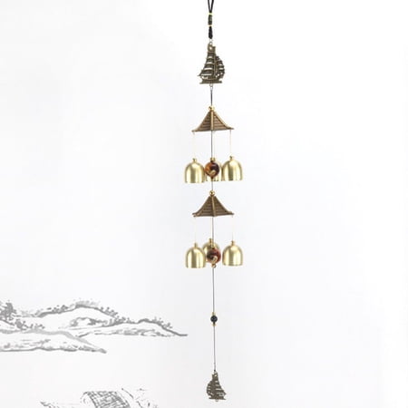 Home Garden Creative Handmade Courtyard Decoration Wind Chimes Pendant Bell Garden Decor Hanging Ornament STYLE 2