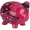 Pink Leopard Piggy Bank