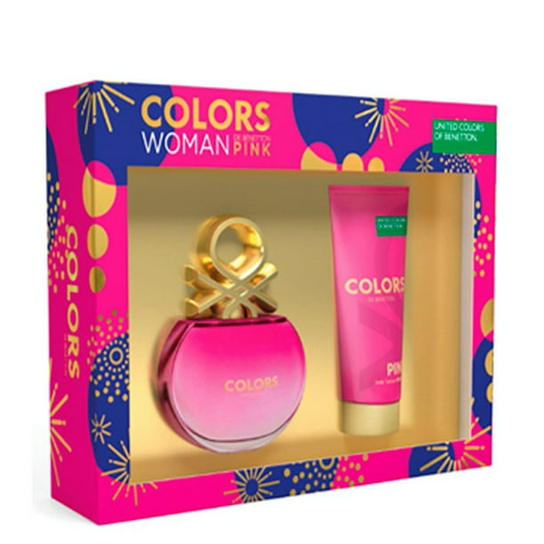 Benetton Colors Pink Set Set para Dama Benetton Fragancia Original