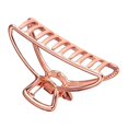 thumbnail image 3 of Clip de mandíbula de garra de pelo de aleación de metal grande para mujeres y niñas - Abrazadera fuerte, pasador antideslizante para el cabel Triángulo de oro rosa Soledad Pinza de pelo para mujer, 3 of 5