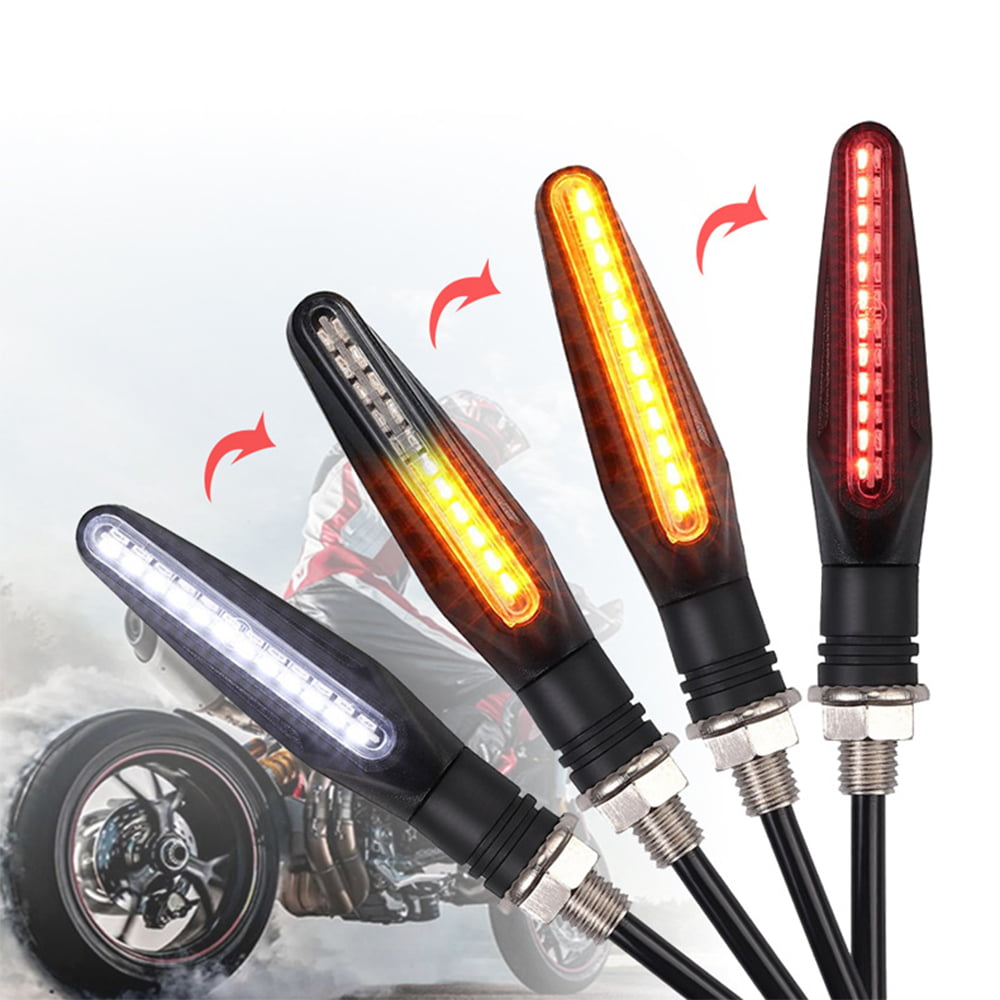 43C0 Motorcycle Indicator Light Turn Signal Light Flashing Lights Motorbike 