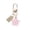 Pink, variant on Keychains for Women Bag Charms, Floral Key Chain with Pendant for Car Keys, Purse, Handbag Decoration & Earphone Case Accessories