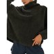 thumbnail image 5 of Mujeres Fleece Pullover Cuello alto Manga larga Fuzzy Warm Casual Sudaderas CACAGOO Sudadera de mujer, 5 of 7