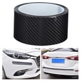 thumbnail image 3 of Adhesivo protector para coche, fibra de carbono negra, protector de fibra de carbono, película de fibra de carbono, diseño fácil de usar, 3 of 7