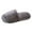 Grey, variant on Women's Plush Fuzzy Slippers Open Toe Cozy House Memory Foam Sandals Slides Soft Flat Shoes