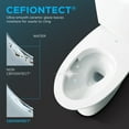 thumbnail image 6 of Toto MW4543046CUFGA-01 1.28 GPF Cube 1G Toilet with Auto Flush S500E Washlet, Cotton White - 2 Piece, 6 of 10