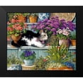 thumbnail image 2 of Kruskamp, Janet 23x20 Black Modern Framed Museum Art Print Titled - Blossom Resting Among the Flowers, 2 of 5