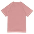 thumbnail image 6 of FORMRS Boys Rash Guard with Short Sleeves UPF 50+ Swim Shirts Sizes 3-12T, Pink Candy House, 6 of 6