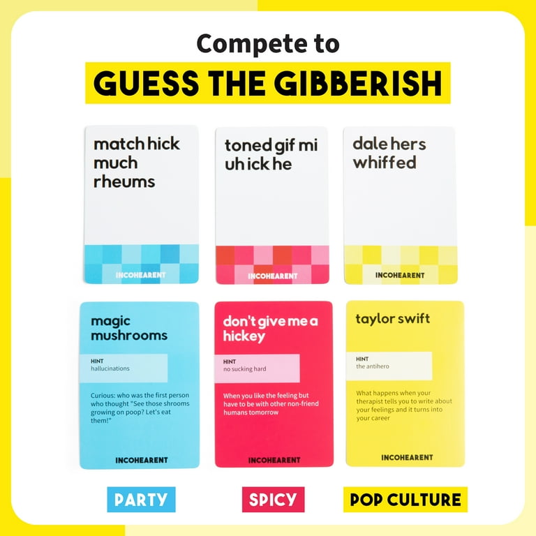 Free Shipping! What Do You Meme? Incohearent Guess the Gibberish