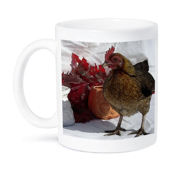 3dRose, Fall Chicken, 11oz Mug