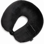 Brookstone Microbead Travel Neck Pillow - Lightweight U-Shaped Travel Pillow for Neck Support