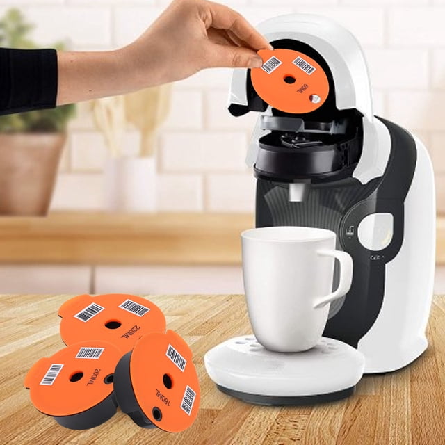 Cápsula De Café Recargable, Filtro De Cápsulas De Café Reutilizable Con Cuchara Y Cepillo, Fácil De Desmontar, Para Máquinas De Café Compatibles, Material PP De Grado